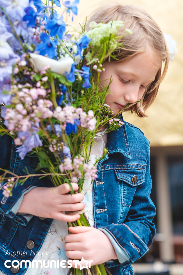 Rock star Elin met wilde bloemen bij Kuub Mechelen