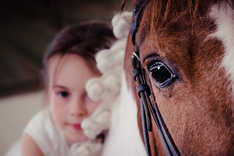 Poseren op een paard